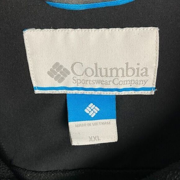 COLUMBIA Omni Wind Block Lined Jacket Men’s Black Thermal Full Zip 2XL XXL - Picture 8 of 9